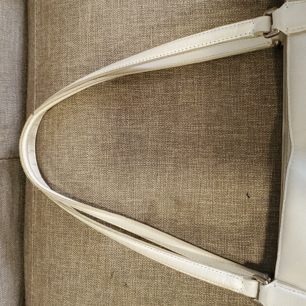 Coach sunburst yellow white stripe shoulder bag - Picture 8 of 16